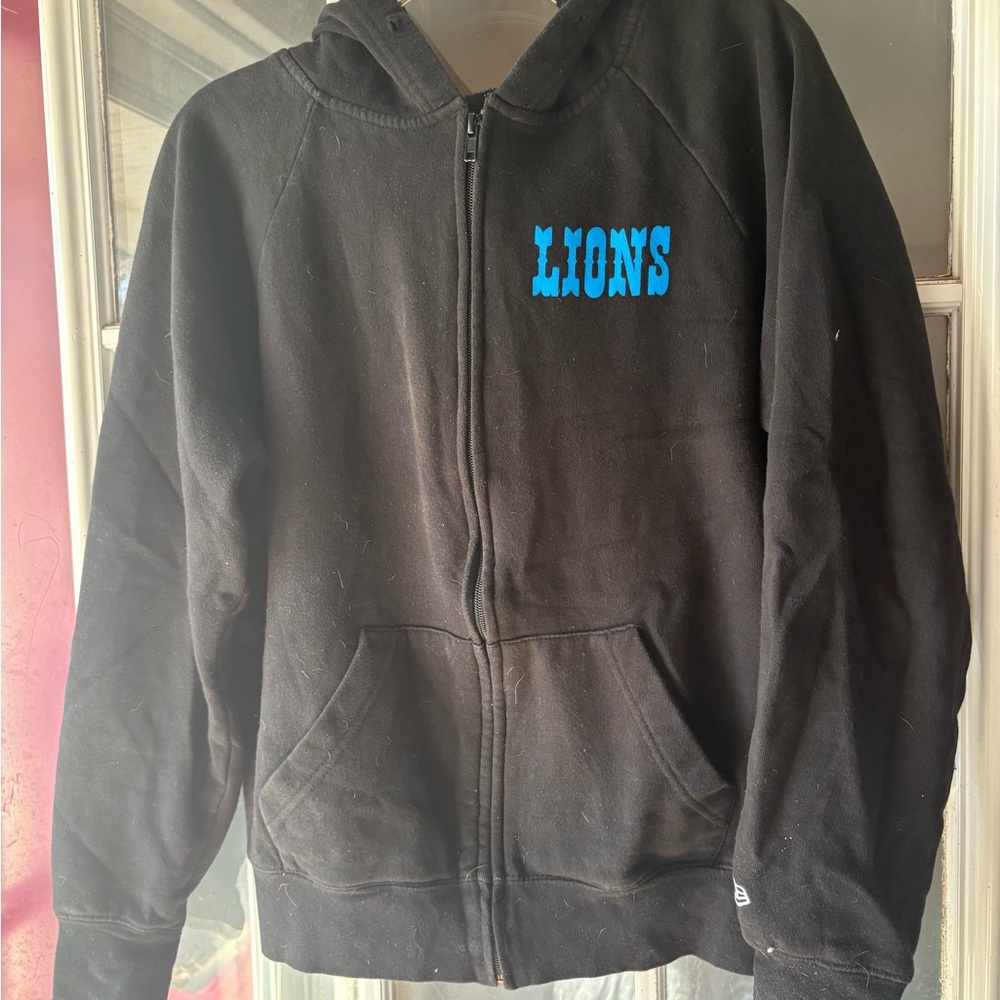 New Era Black Jacket with Lions Logo